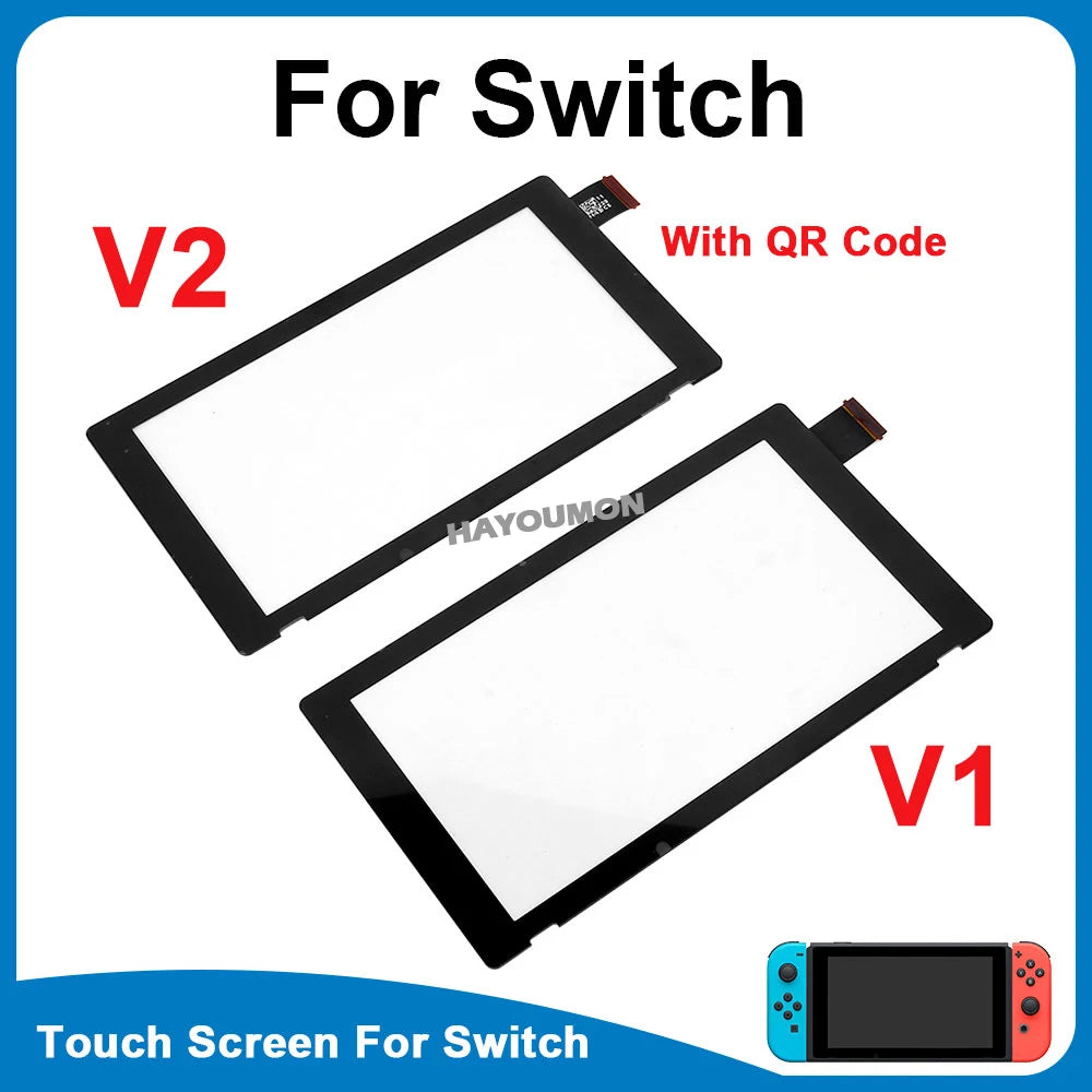 New For Switch Touch Screen V1 V2 Game Console Outer Glass Panel Digitizer Replacement NS Touch Screen Digitizer