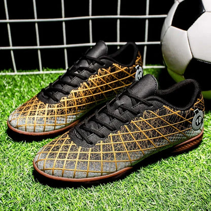 Football Boots Men Breathable Comfortable Indoor Long Spikes Outdoor Comfortable Soccer Shoes Ultralight Lightweight Top Quality