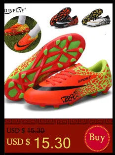 Kids Soccer Shoes FG/TF Football Boots Professional Cleats Grass Training Sport Footwear Boys Outdoor Futsal Soocer Boots 28-39