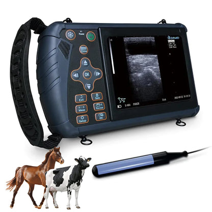 Scanner à ultrasons vétérinaire Portable, Machine Ultra portative de contrôle de grossesse vétérinaire, pour utilisation de porc, mouton, vache, cheval, chien, chat