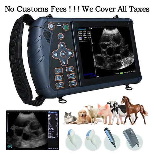 Scanner à ultrasons vétérinaire Portable, Machine Ultra portative de contrôle de grossesse vétérinaire, pour utilisation de porc, mouton, vache, cheval, chien, chat