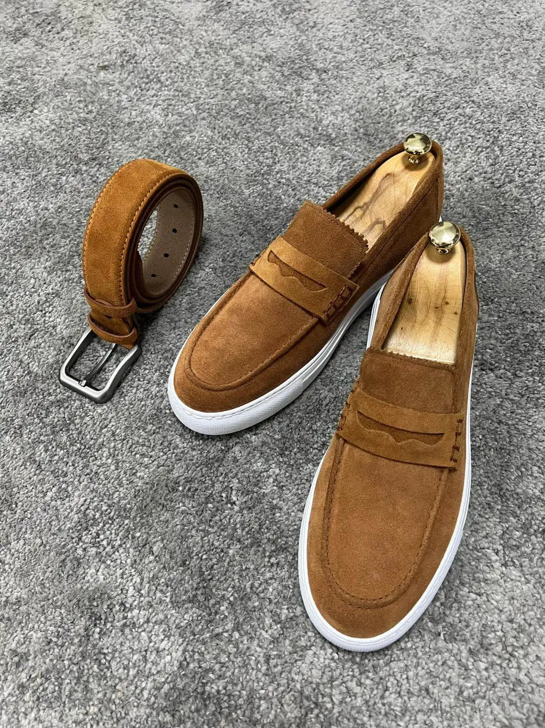 New Brown Sneakers Men Black Slip-On Solid Sport Shoes Men's Vulcanize Shoes for Men with  Size 38-46 Men Shoes