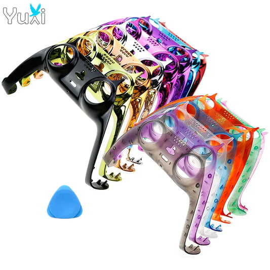 YuXi Replacement Handle Decorative Strip Faceplate For PS5 Controller Gamepad Decoration Strip Housing Shell Case Cover