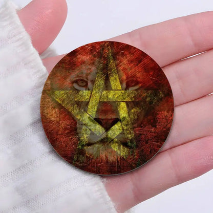 Morocco Flag Map Logo Badges Round Exquisite Badge Brooches Creative Pins For Clothes Hat Backpack Gift Accessories