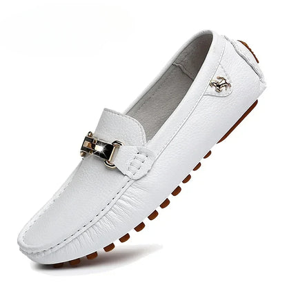 YRZL Men's Loafers 2024 Spring Autumn Fashion Shoes Men Classic Brand High Quality Leather Comfy Drive Shoes Boat Casual Shoes