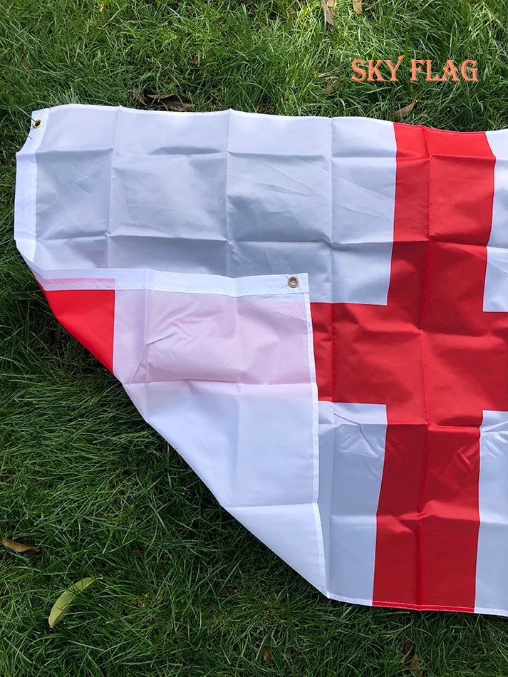SKY FLAG 90x150cm England Flag 3x5 ft England Country Flag Cross Of St George English National Banner Indoor Outdoor decoration