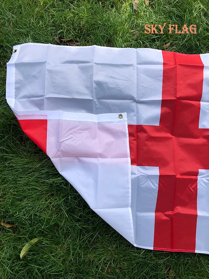 SKY FLAG 90x150cm England Flag 3x5 ft England Country Flag Cross Of St George English National Banner Indoor Outdoor decoration
