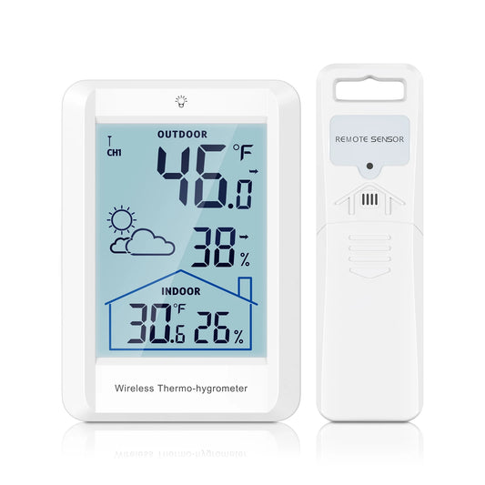ORIA Wireless Thermometer Weather Station Digital Forecast Station Temperature Monitor Humidity for Home, Baby Room, Greenhouse
