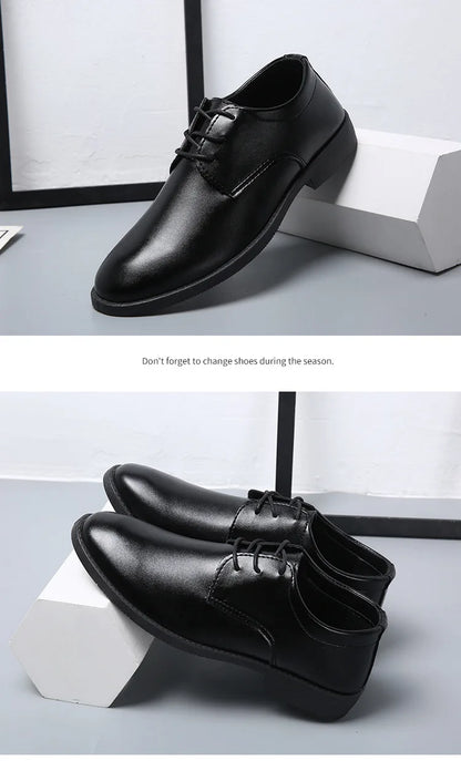 Men Dress Shoes Original Men's Leather Casual Fomer Designer Suit Business Shoes for Free Shipping 2023 Moccasin Shoe To Wear