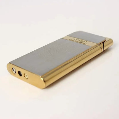 ZORRO Ultra-thin Gas Lighter Grinding Wheel Slim Portable Personalized Men's Gift Cigarette Lighter Cigarette Accessories