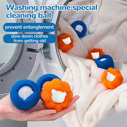1/5/10PCS Laundry Ball Set Reusable Washing Machine Hair Removal Ball Cleans Lint Fuzz Pet Hair Clothing Household Products Home