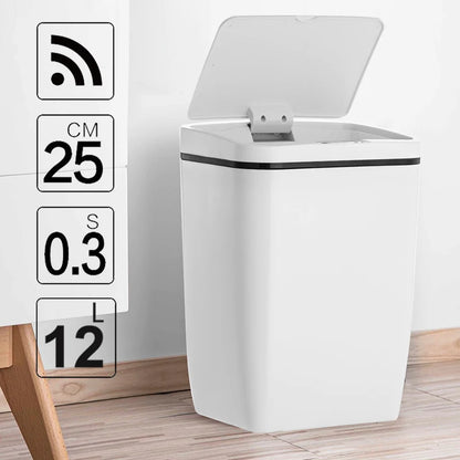 Automatic Touchless Intelligent induction Motion Sensor Kitchen Trash Can Wide Opening Sensor Eco-friendly Waste Garbage Bin