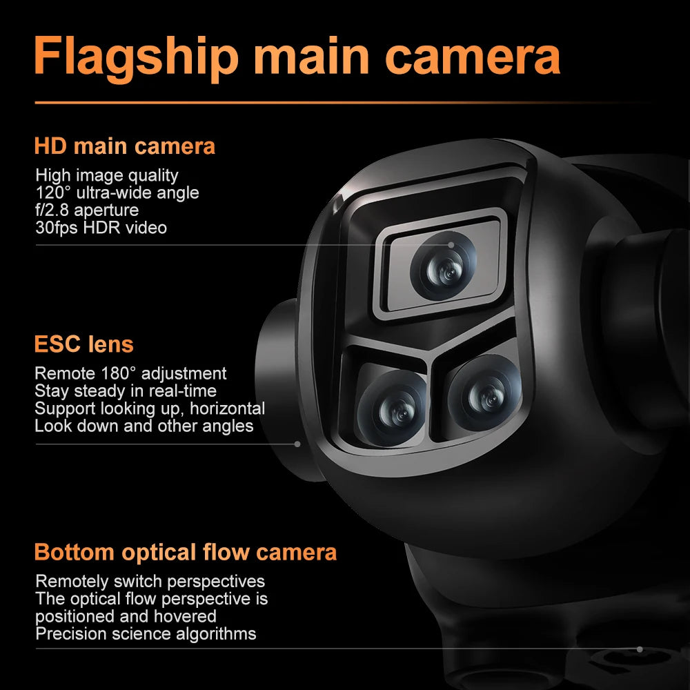 Xiaomi Mijia V988 Drone 4K professionnel HD double caméra 5G WIFI moteur sans brosse FPV quadrirotor pliable photographie aérienne Drone