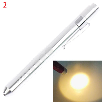 1 pièces lampe de poche LED Portable lampe de travail stylo de premiers secours lampe torche élève jauge mesure stylo médical lumière