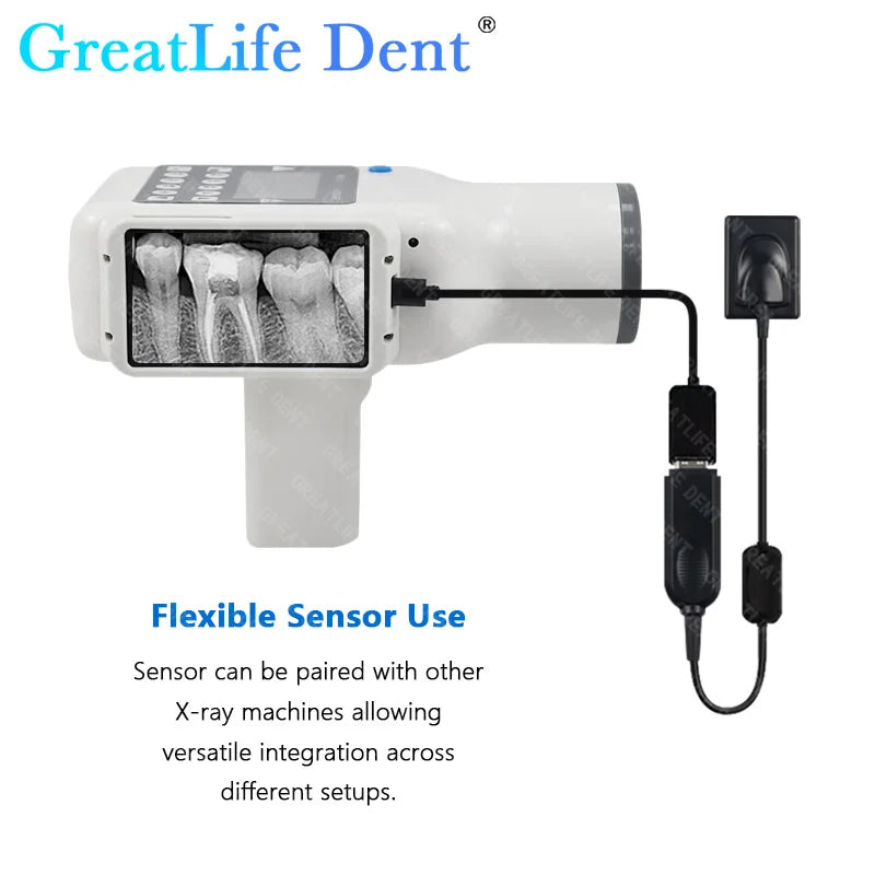 MX EU SA ES IT AE en Stock GreatLife Machine à rayons X dentaires Portable unité de rayon X vétérinaire avec capteur dentaire intégré numérique Rvg