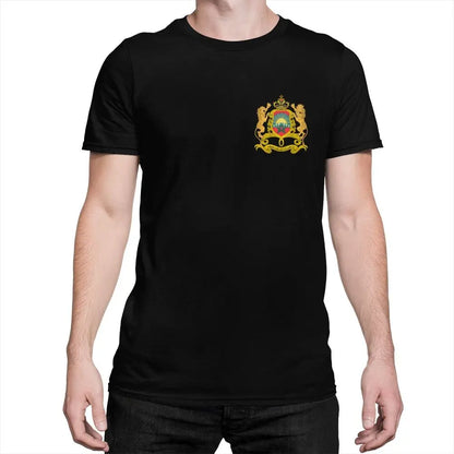 Custom Kingdom Of Morocco T Shirt Men Short-Sleeve Moroccan Patriotic T-shirt Streetwear Tee Tops Oversized Tshirt Gift
