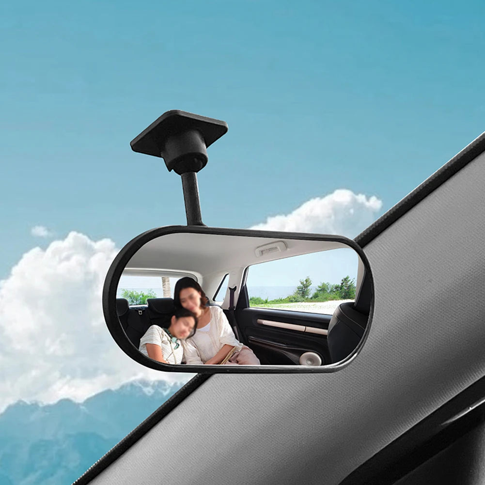 Universal Car Rearview Mirror 360 Degree Adjustable Back Seat Baby Monitor Automotor Kids Safety Blind Spot Observation Mirrors
