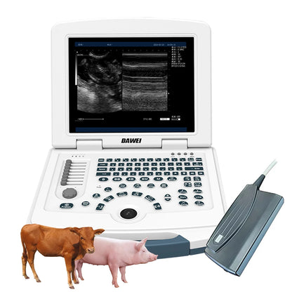 Scanner à ultrasons vétérinaire portable, ordinateur portable, vétérinaire, grossesse, machine B-Ultra, B,B + B,4B,B + M,M, vérification des animaux à la maison et à la ferme, 12.1 pouces