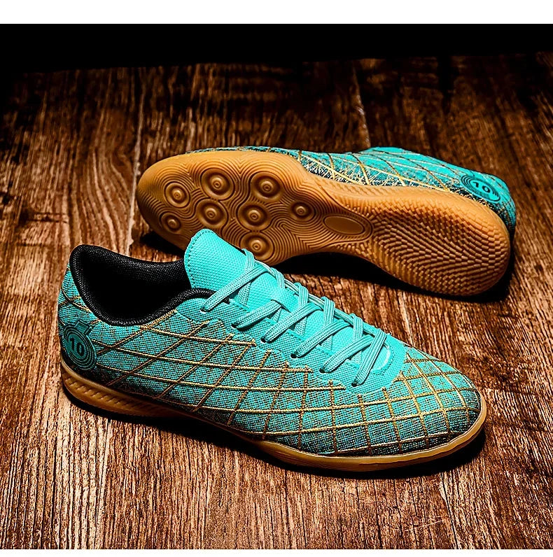 Football Boots Men Breathable Comfortable Indoor Long Spikes Outdoor Comfortable Soccer Shoes Ultralight Lightweight Top Quality