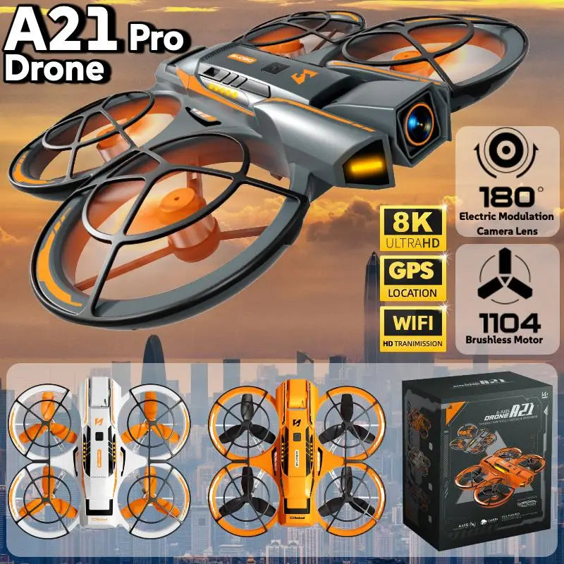 Pour Xiaomi Original A21Pro Drone 8K GPS professionnel photographie aérienne avion télécommandé 5G HD caméra quadrirotor jouet UAV