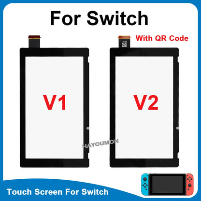 New For Switch Touch Screen V1 V2 Game Console Outer Glass Panel Digitizer Replacement NS Touch Screen Digitizer