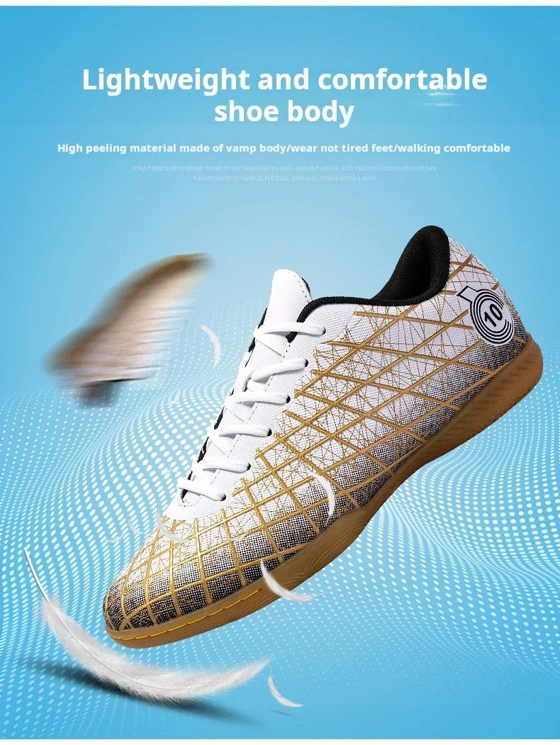 Football Boots Men Breathable Comfortable Indoor Long Spikes Outdoor Comfortable Soccer Shoes Ultralight Lightweight Top Quality