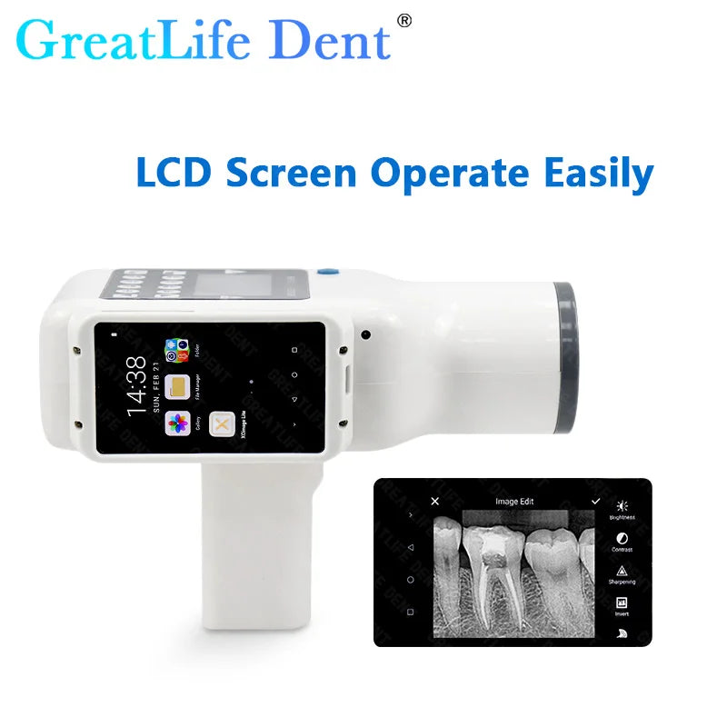 MX EU SA ES IT AE en Stock GreatLife Machine à rayons X dentaires Portable unité de rayon X vétérinaire avec capteur dentaire intégré numérique Rvg
