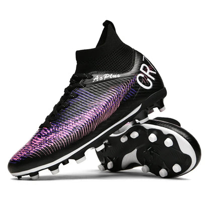 Men's Soccer Shoes Anti-slip TF/FG Football Boots Low-Top Non-Slip Sports Soccer Sneakers Breathable Outdoor Grass Soccer Boots