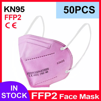 FFShrimp-Masque facial KN95 à 5 couches filtrantes, protection buccale, CE FFP2