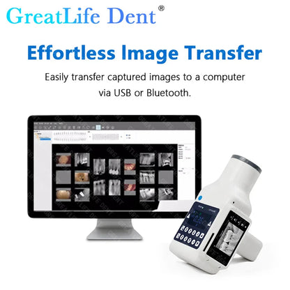 MX EU SA ES IT AE en Stock GreatLife Machine à rayons X dentaires Portable unité de rayon X vétérinaire avec capteur dentaire intégré numérique Rvg
