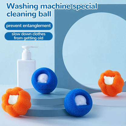 1/5/10PCS Laundry Ball Set Reusable Washing Machine Hair Removal Ball Cleans Lint Fuzz Pet Hair Clothing Household Products Home