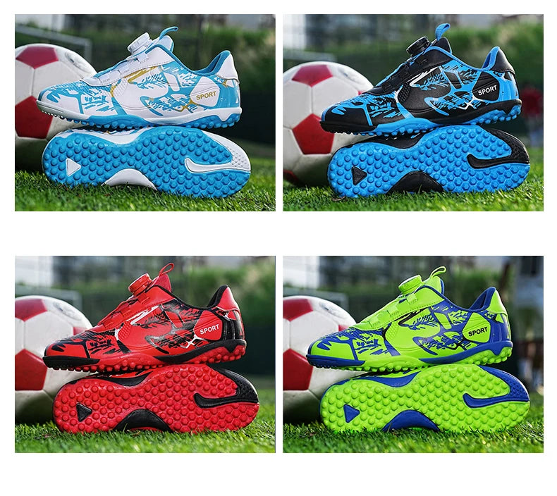 Kids Soccer Shoes FG/TF Football Boots Professional Cleats Grass Training Sport Footwear Boys Outdoor Futsal Soocer Boots 28-39