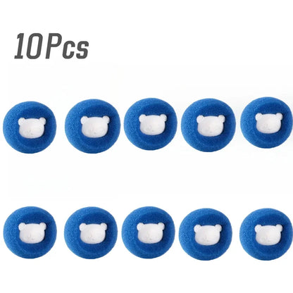 1/5/10PCS Laundry Ball Set Reusable Washing Machine Hair Removal Ball Cleans Lint Fuzz Pet Hair Clothing Household Products Home