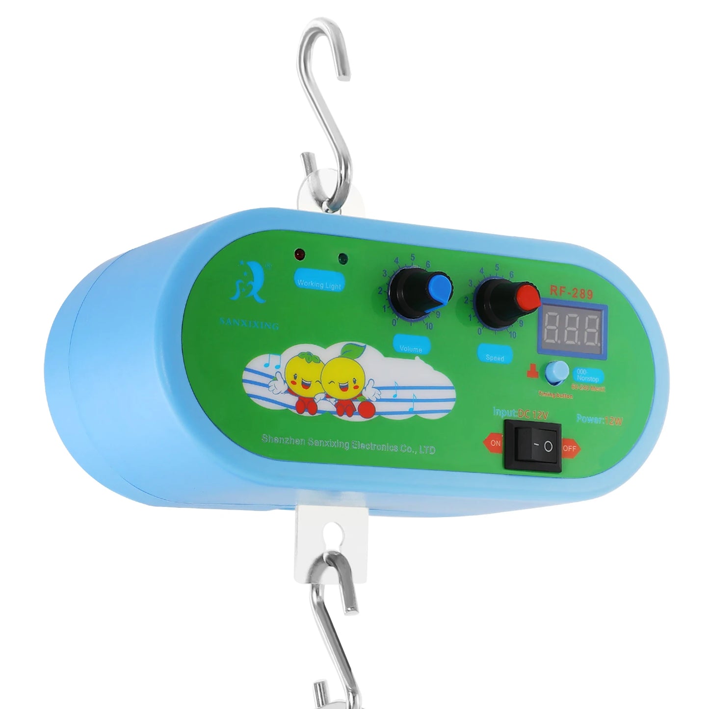 Electric Baby Swing Hanging Scale Control Low Noise Adjustable Baby Cradle Controller with 7 Pieces of Spring for the Baby Scale