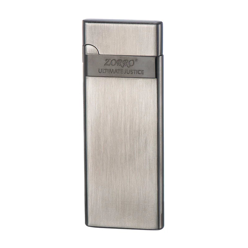ZORRO Ultra-thin Gas Lighter Grinding Wheel Slim Portable Personalized Men's Gift Cigarette Lighter Cigarette Accessories