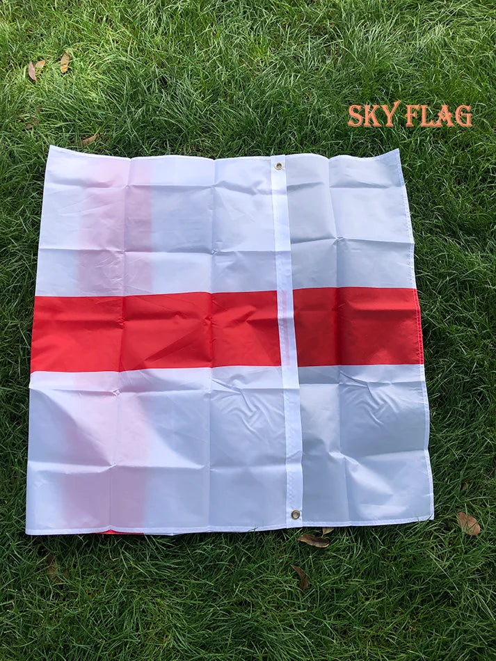 SKY FLAG 90x150cm England Flag 3x5 ft England Country Flag Cross Of St George English National Banner Indoor Outdoor decoration