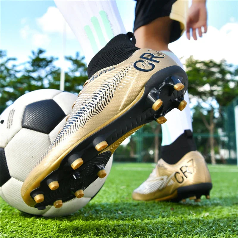 Men's Soccer Shoes Anti-slip TF/FG Football Boots Low-Top Non-Slip Sports Soccer Sneakers Breathable Outdoor Grass Soccer Boots