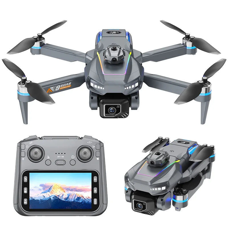 2025 nouveau Drone AE19 8K HD 4.3 "hélicoptère télécommandé en Mode sans tête 360 °   Flip Quadcopter jouets Mini Drone Fors enfant jouet cadeaux