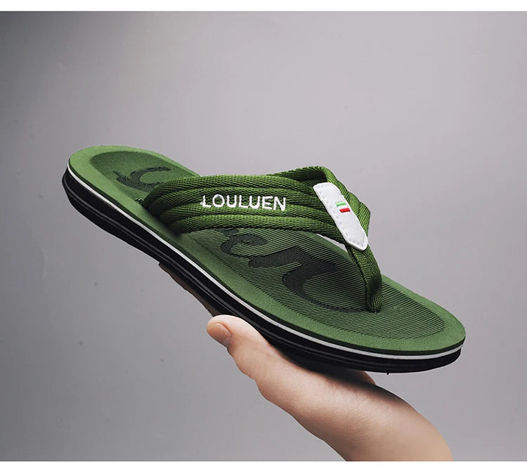 Hot Fashion Blue Massage Slippers Men Flip Flops Big Size 46 Casual Slides Men Non Slip Beach Indoor Slippers Men сланцы мужские