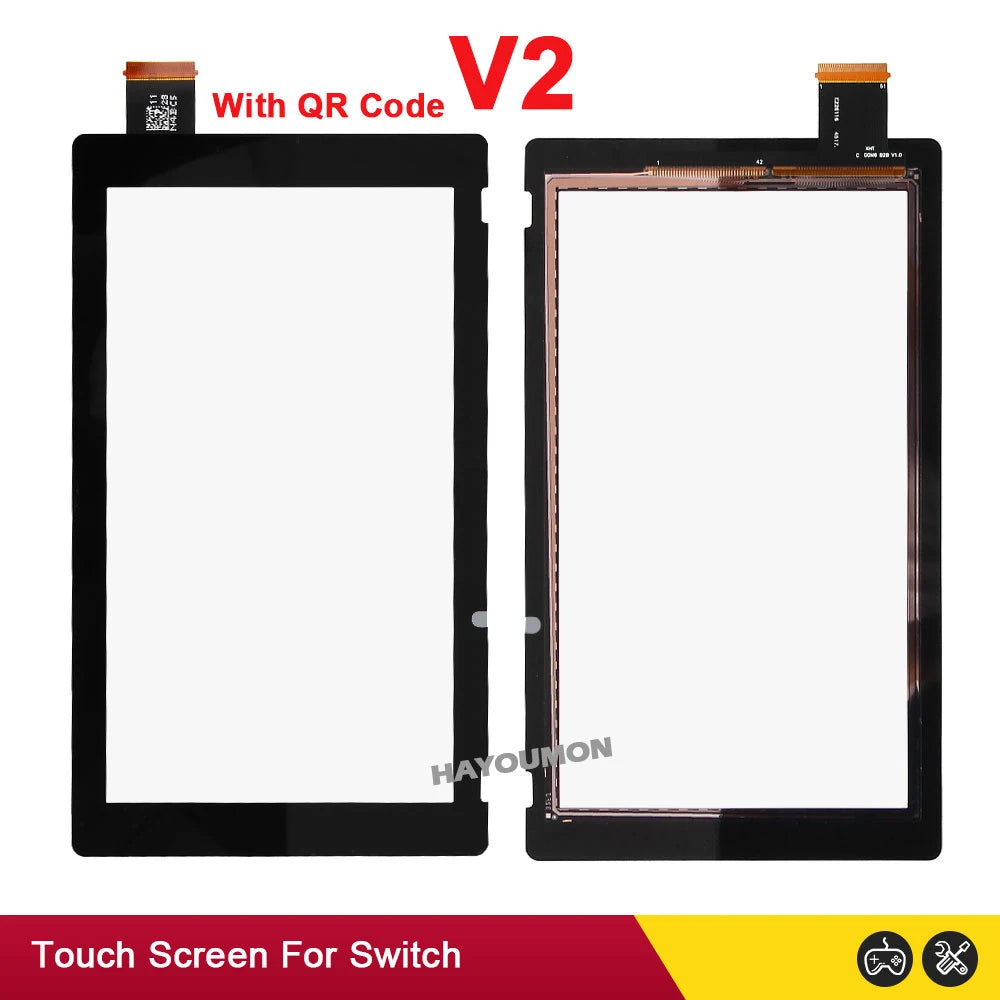 New For Switch Touch Screen V1 V2 Game Console Outer Glass Panel Digitizer Replacement NS Touch Screen Digitizer