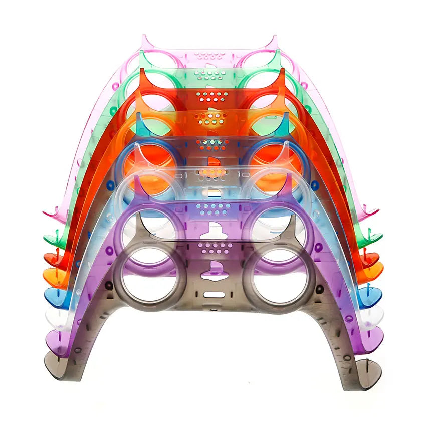 YuXi Replacement Handle Decorative Strip Faceplate For PS5 Controller Gamepad Decoration Strip Housing Shell Case Cover