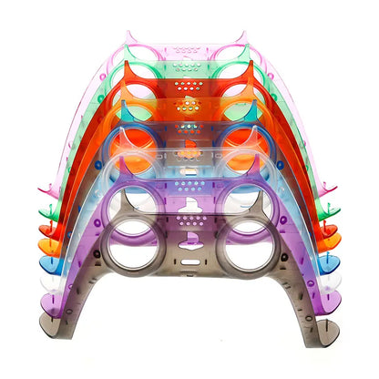 YuXi Replacement Handle Decorative Strip Faceplate For PS5 Controller Gamepad Decoration Strip Housing Shell Case Cover