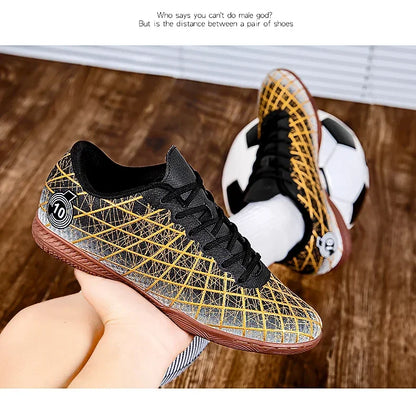 Football Boots Men Breathable Comfortable Indoor Long Spikes Outdoor Comfortable Soccer Shoes Ultralight Lightweight Top Quality