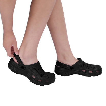 Bebealy Men Hole Clogs Slippers Men Garden Shoes For Men Arch Support Slides Summer Fashion Beach Slippers Non-slip EVA Slippers