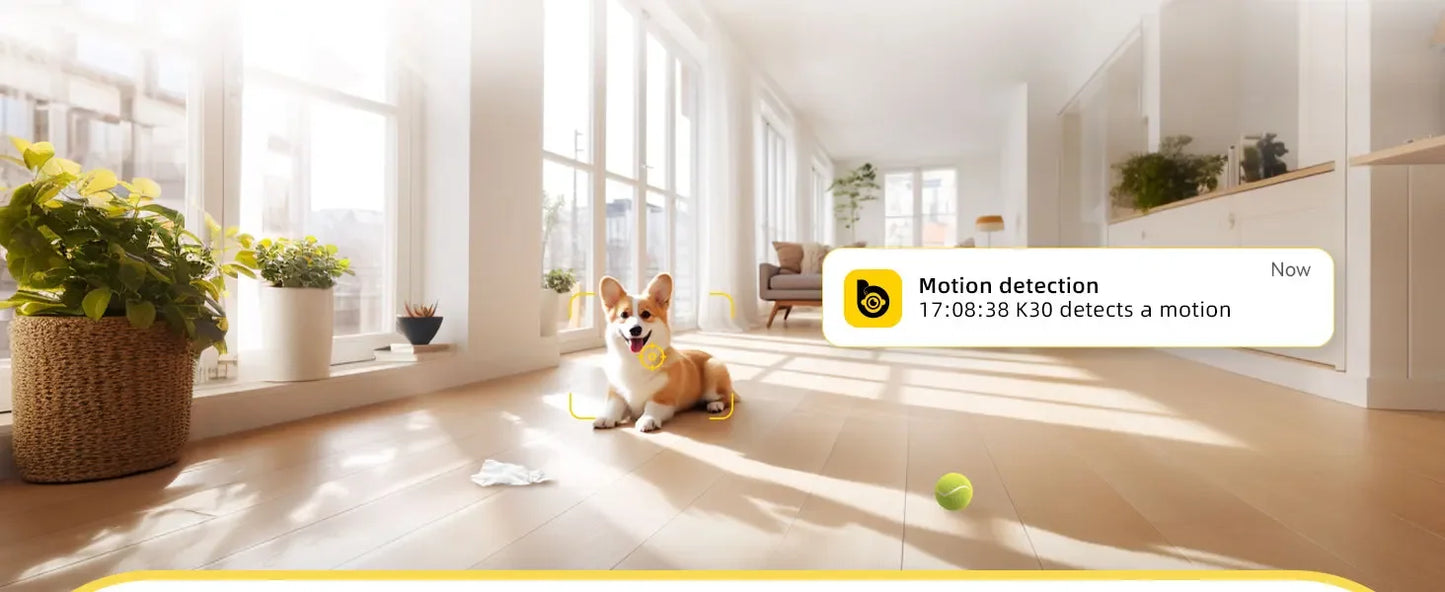 BoyKeep Smart Camera 2K Security Protection Wifi Surveillance 5G/2.4GHz Indoor Baby Night Vision 360° Pan & Tilt 2-Way Audio K30