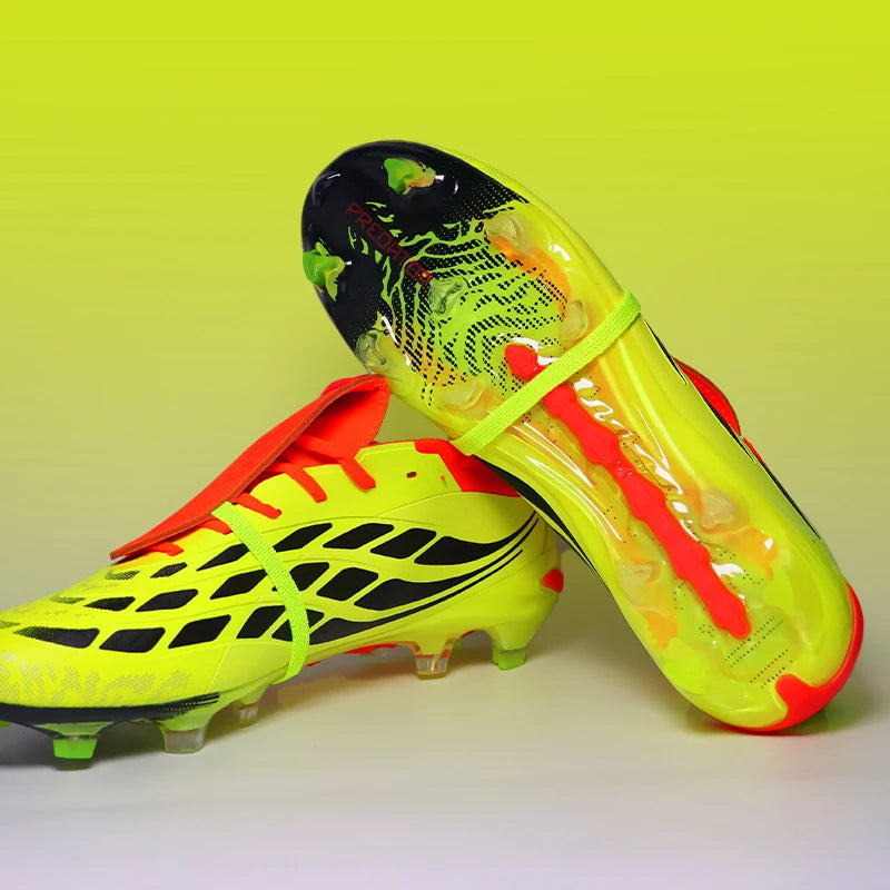 High Quality Mens Football Boots for Youth Training Studded Fast Soccer Cleats Outdoor Non Slip Football Shoes for Man 35-45