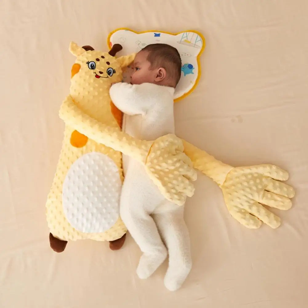 Baby Sleep Patter Stuffed Soothing Patting Toy with Palm Pad 3 Levels Adjustable Electric Hand Pillow for Soothing Sleeping Baby