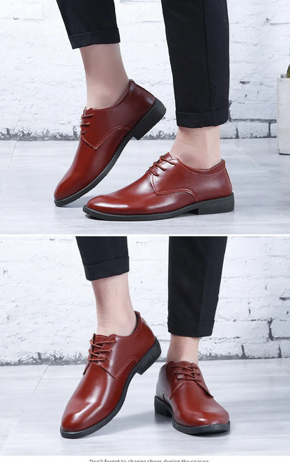 Men Dress Shoes Original Men's Leather Casual Fomer Designer Suit Business Shoes for Free Shipping 2023 Moccasin Shoe To Wear