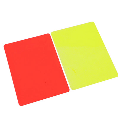 Red Card Skillful Manufacture Soccer Referee Tool Red Yellow Cards for Football Match Training 3.2x4.3 inch