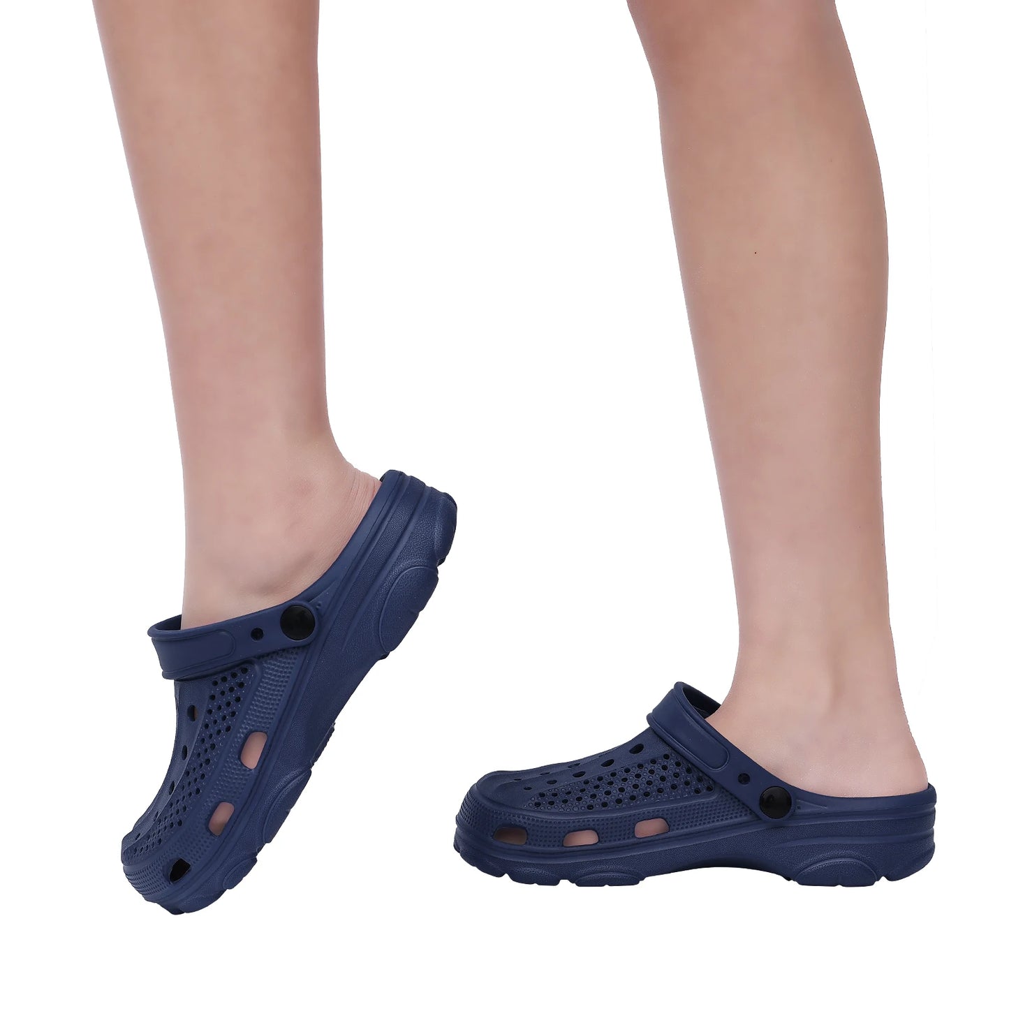 Bebealy Men Hole Clogs Slippers Men Garden Shoes For Men Arch Support Slides Summer Fashion Beach Slippers Non-slip EVA Slippers